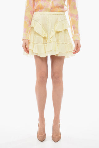 ETOILE Ruffled MOANA Skirt with Cut-out Details 