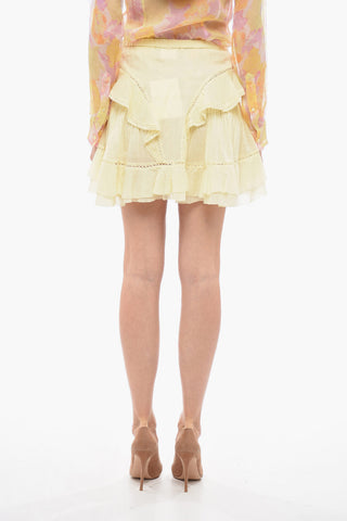 ETOILE Ruffled MOANA Skirt with Cut-out Details 