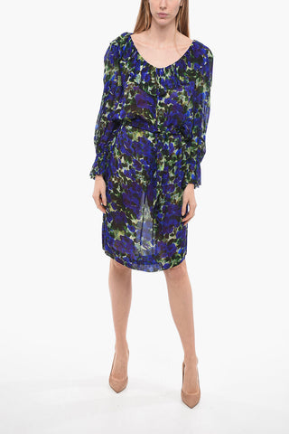Floral Printed DONTE Dress with Belt