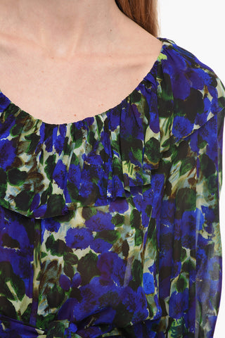 Floral Printed DONTE Dress with Belt