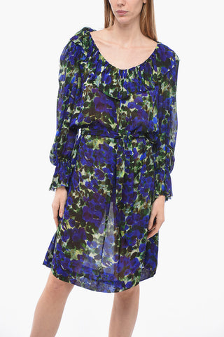 Floral Printed DONTE Dress with Belt