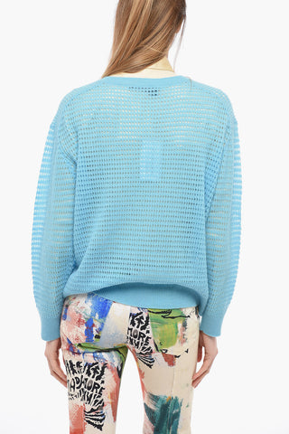 360CASHMERE V-Neck Cashmere Perforated MATILDE Sweater
