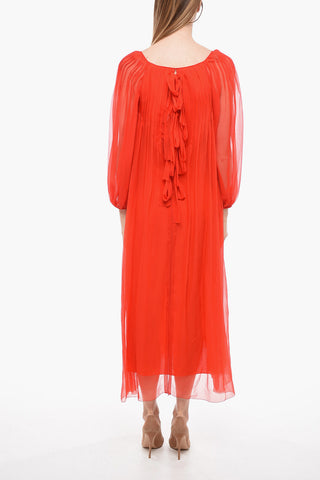 Silk Chiffon Maxidress