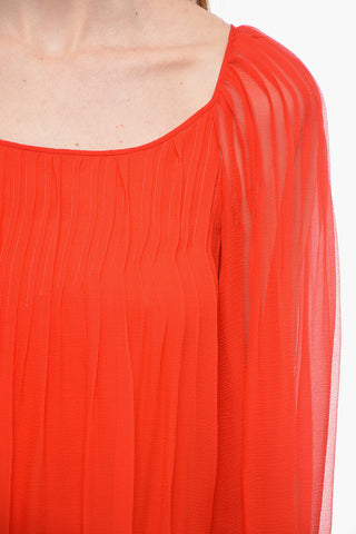 Silk Chiffon Maxidress