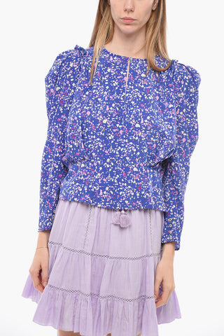 Silk Blouse ZARGA with Ruched Details