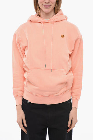 Felpa Hoodie TIGER in Cotone Garzato