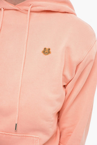 Felpa Hoodie TIGER in Cotone Garzato