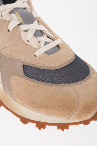 Suede and Fabric TRON Low-Top Sneakers