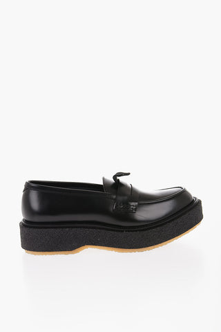 ETUDES Leather TYPE143 Penny Loafer with Platfrom Crepe Sole