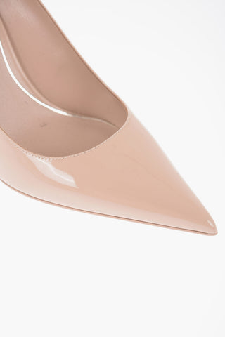 Patent Leather With Studs Details Heel 10 cm