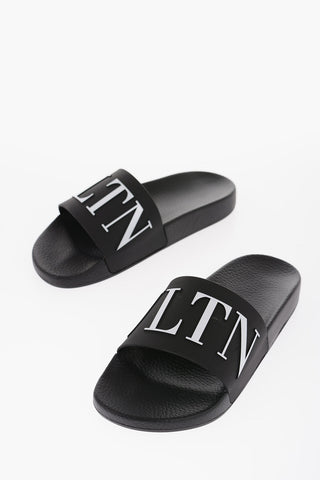 Embossed Logo Rubber Slides