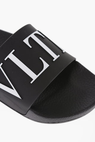 Embossed Logo Rubber Slides