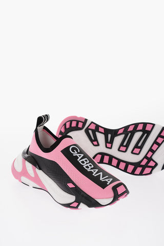 Sock Sneakers With Logo Print