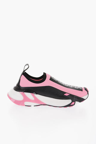 Sock Sneakers With Logo Print