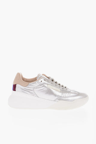 Sneakers Low-top effetto Metallizzato