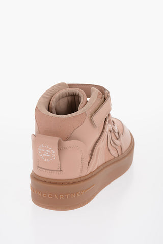 Vegan Leather S-WAVE High-Top Sneakers