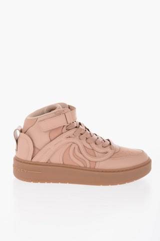 Vegan Leather S-WAVE High-Top Sneakers