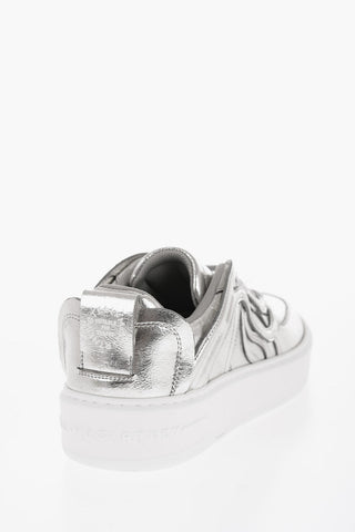 Sneakers Low-top effetto Metallizzato