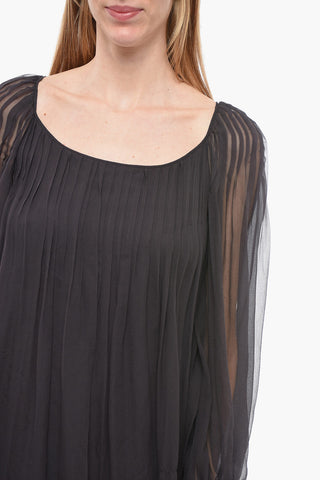 Silk Chiffon Maxidress