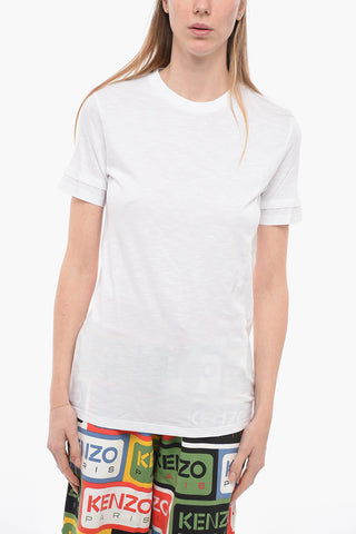 T-Shirt Girocollo in Tinta Unita