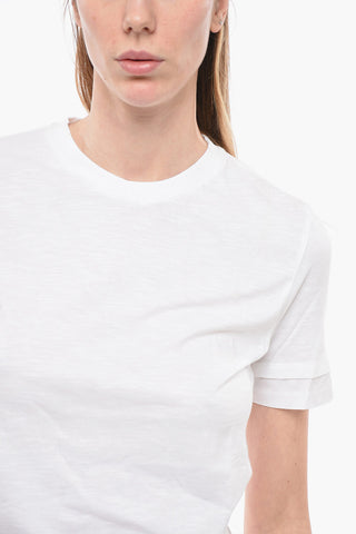 T-Shirt Girocollo in Tinta Unita