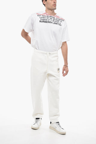 Fleece Joggers with Logo Patch