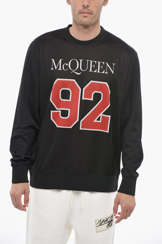 Crew Neck 92 Cotton Blend Sweatshirt