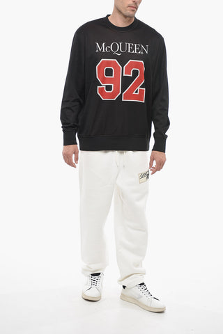 Crew Neck 92 Cotton Blend Sweatshirt
