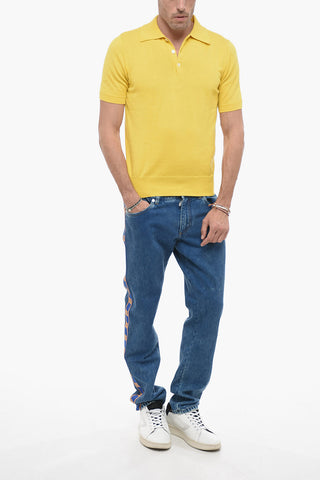 Knitted Cotton AMENDOLA Polo