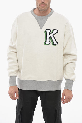 Reversible VARSITY Sweatshirt with Logo Patch