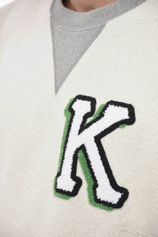 Reversible VARSITY Sweatshirt with Logo Patch