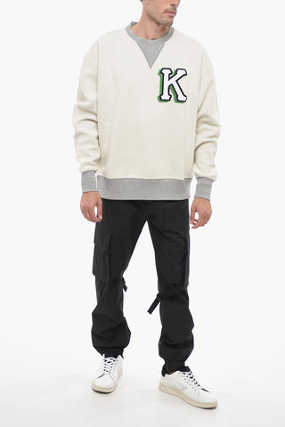 Reversible VARSITY Sweatshirt with Logo Patch