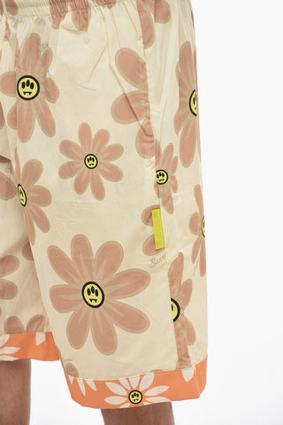 Shorts in Popeline a Fantasia Floreale
