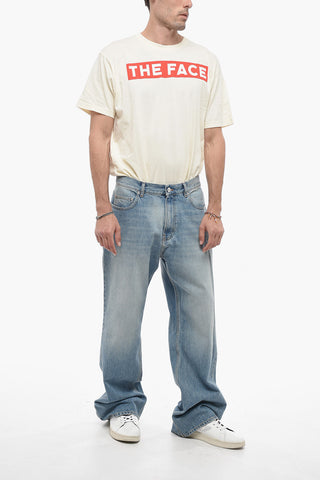 Stonewashed Boot Cut Jeans 28cm