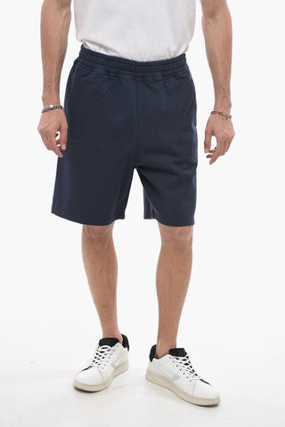 Drawstring Waist Cotton-Fleeced STOCK Shorts
