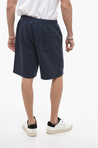 Drawstring Waist Cotton-Fleeced STOCK Shorts