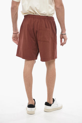 Shorts in Cotone con Elastico in Vita
