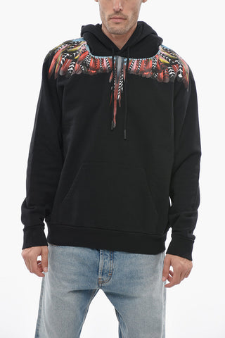 GRIZZLY WINGS Hoodie Sweatshirt with Multicolored Print