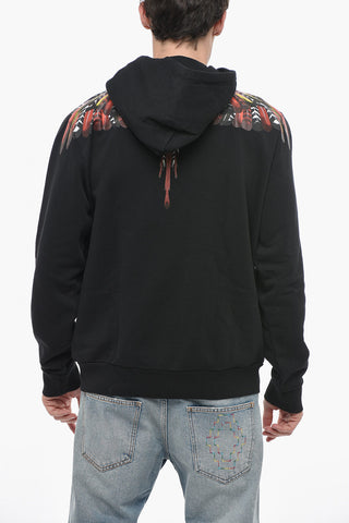 GRIZZLY WINGS Hoodie Sweatshirt with Multicolored Print