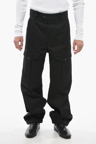 Twill Cotton MILITARY Baggy Cargo Pants