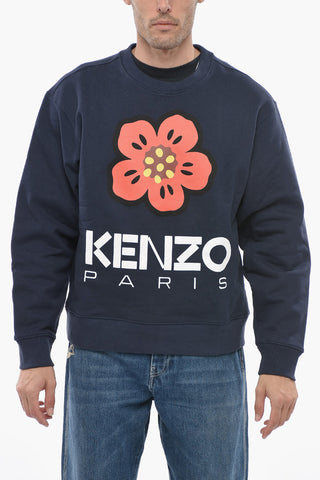 Fleece Cotton POPPY Crew Neck Sweatshirt
