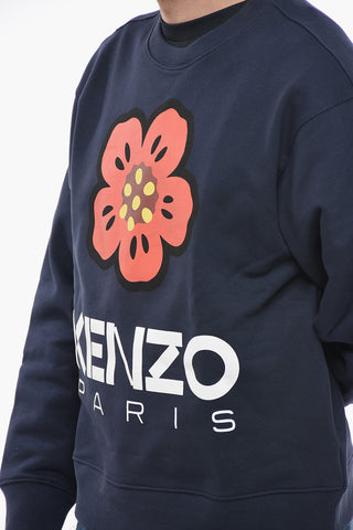 Fleece Cotton POPPY Crew Neck Sweatshirt