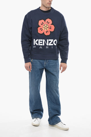 Fleece Cotton POPPY Crew Neck Sweatshirt