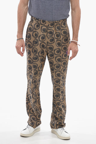 NEEDLES Single Pleated Jaquard Casual Pants 
