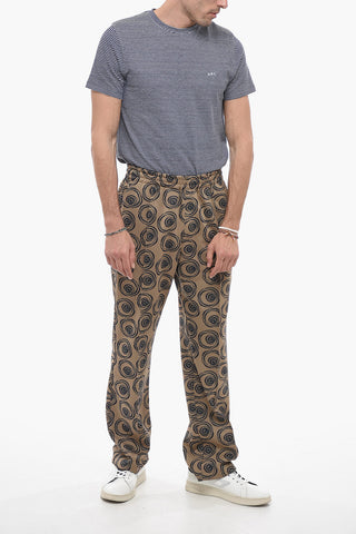 NEEDLES Single Pleated Jaquard Casual Pants 