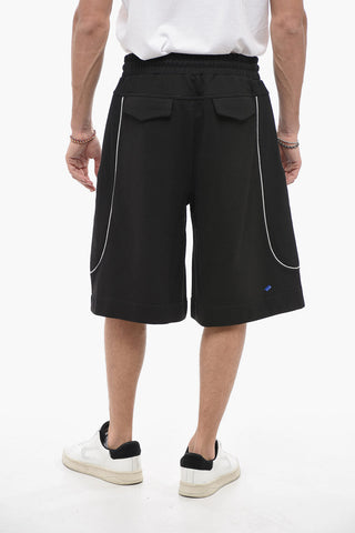 Brushed Cotton Single-Pleat Shorts