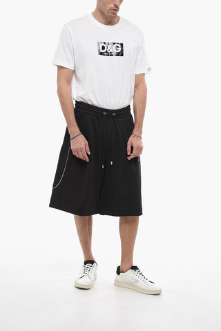 Brushed Cotton Single-Pleat Shorts