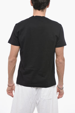 JEANS COUTURE Crew Neck T-Shirt with Printed Emblem