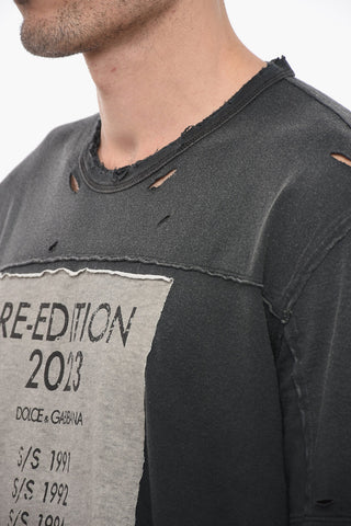 RE-EDITION T-shirt with Raw-cut Detailing