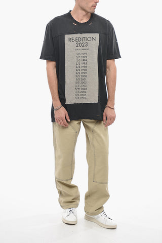 RE-EDITION T-shirt with Raw-cut Detailing